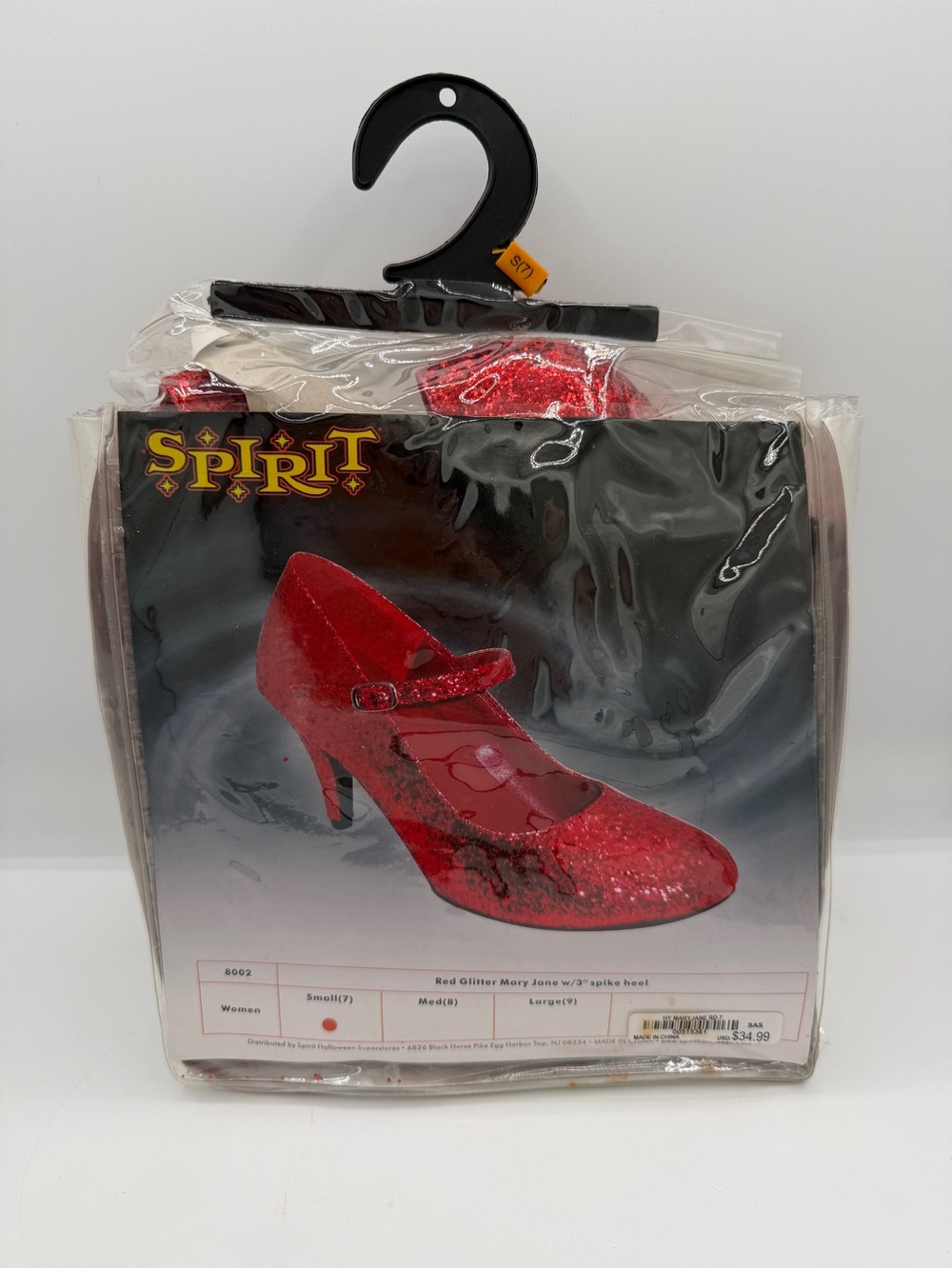 Spirit Red Glitter Mary Jane Pumps